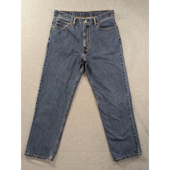 Levis 550 Jeans Mens Size 36x32 Blue Classic Straight Comfort 100% Cotton Y2K - Picture 1 of 13